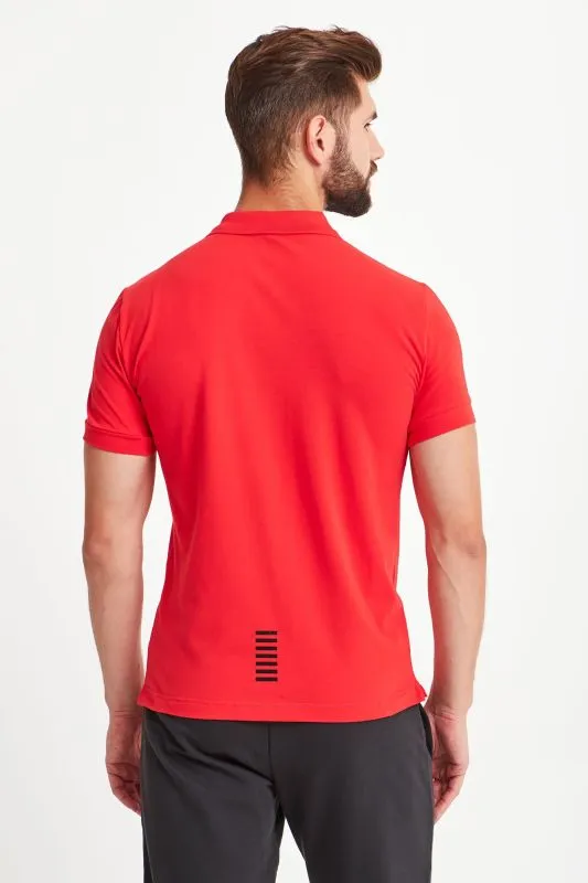 ea7-man-jersey-polo-shirt-racing-red-2 EA7 Man Jersey Polo Shirt - racing red