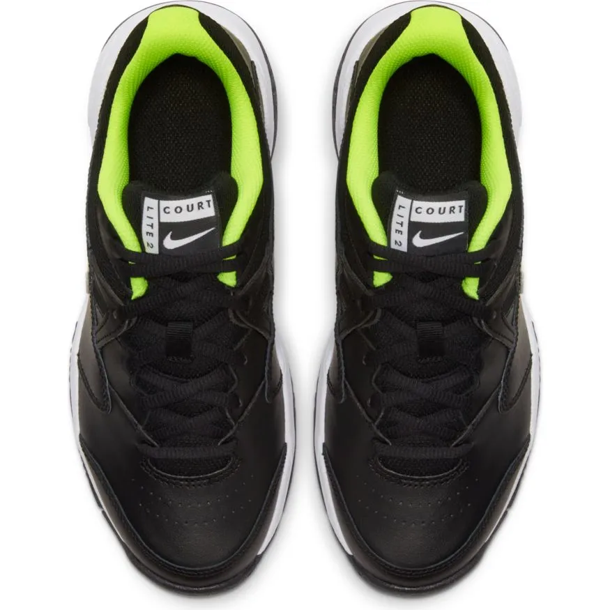 Nike Jr Court Lite 2 - black/white/volt