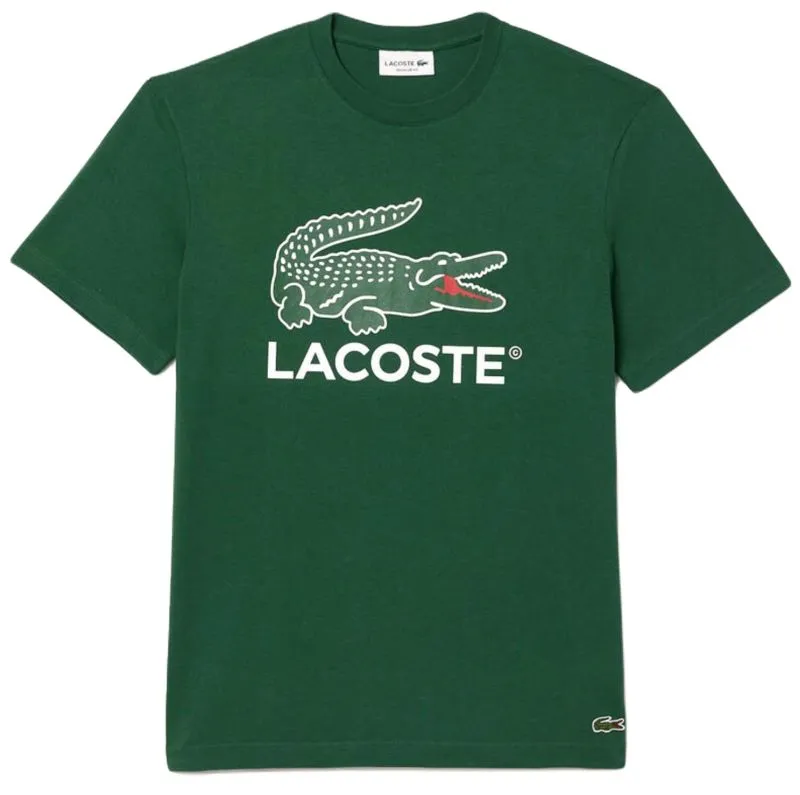 Lacoste Cotton Jersey Signature Print Lacoste Cotton Jersey Signature Print