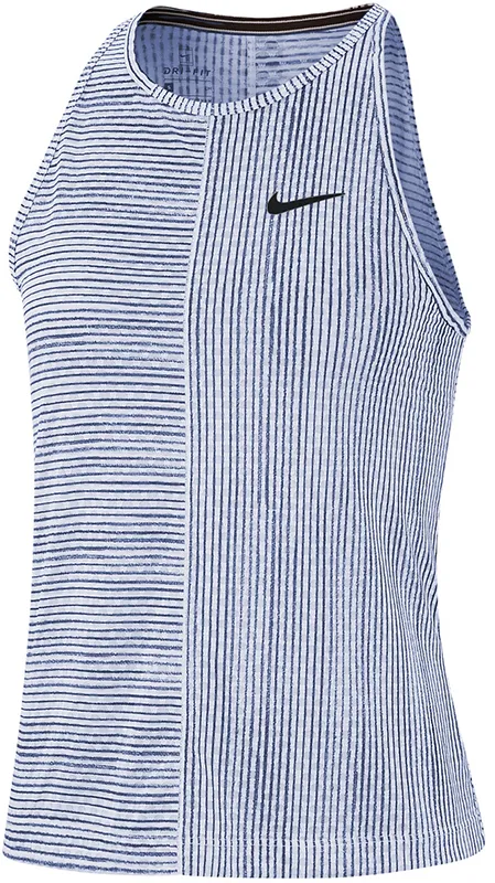 Nike Court Women's Printed Tennis Tank -purple agate/black