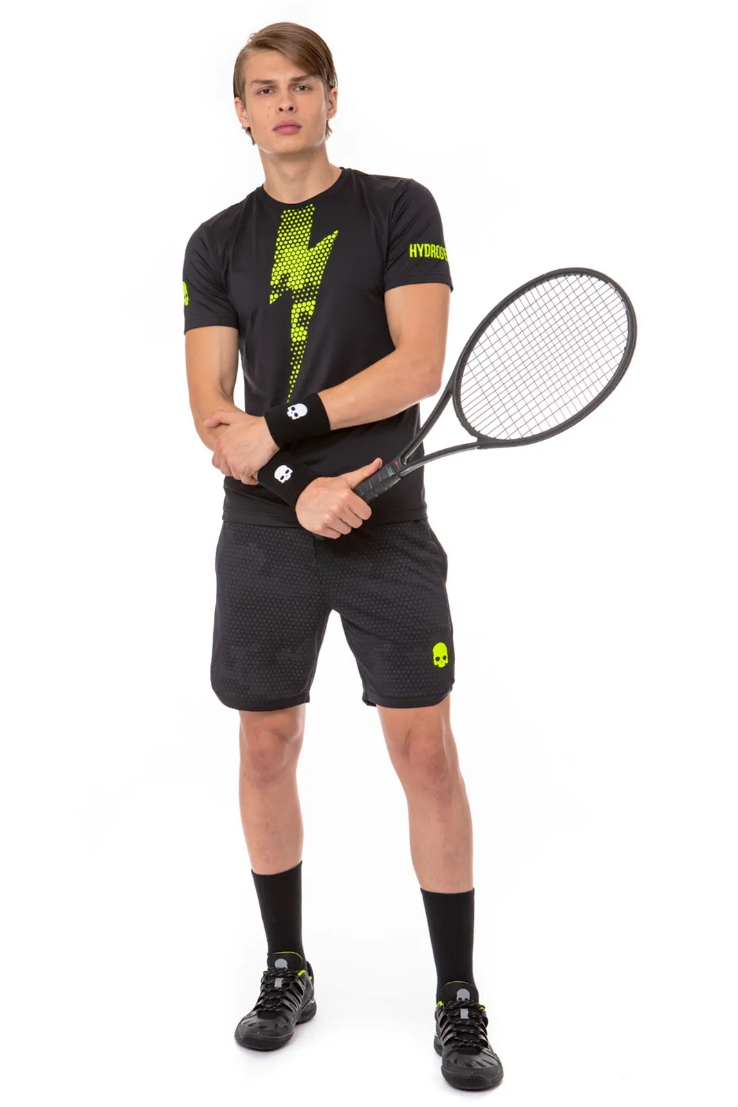 hydrogen-tech-thunderbolt-tee-black-yellow-fluo-7 Hydrogen Tech Thunderbolt Tee - black/yellow fluo