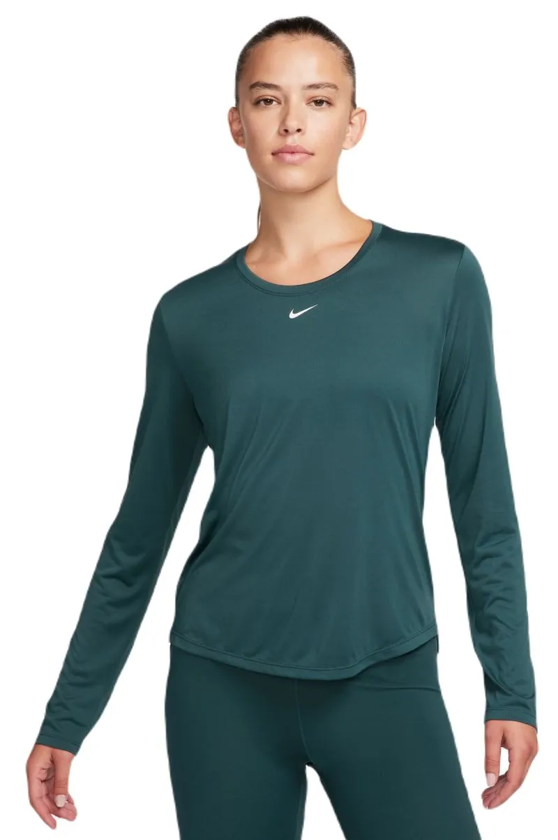 Nike Dri-FIT One Standard Fit Top - deep jungle/white