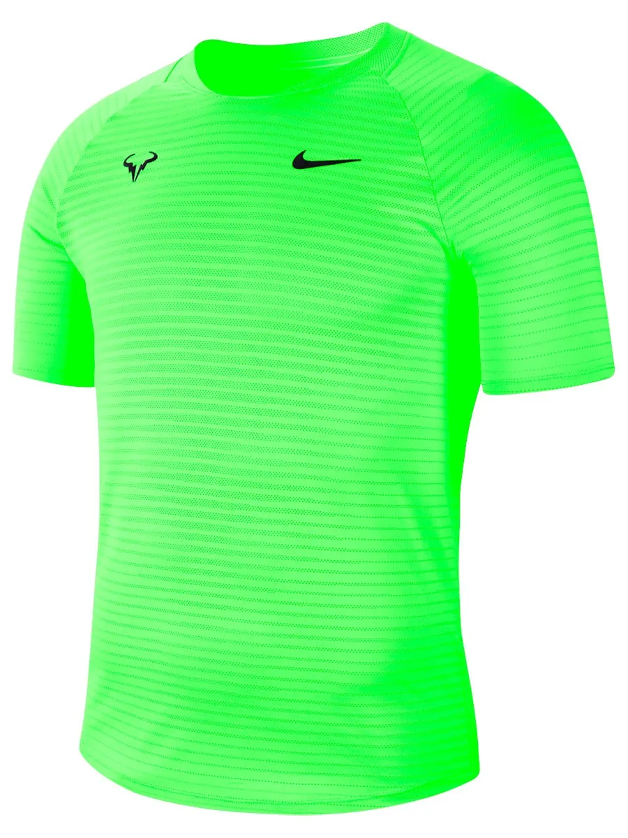 Nike Court M Rafa Challenger Top SS - volt/black