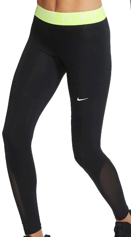 Nike Pro Women's Tights - black/volt/white