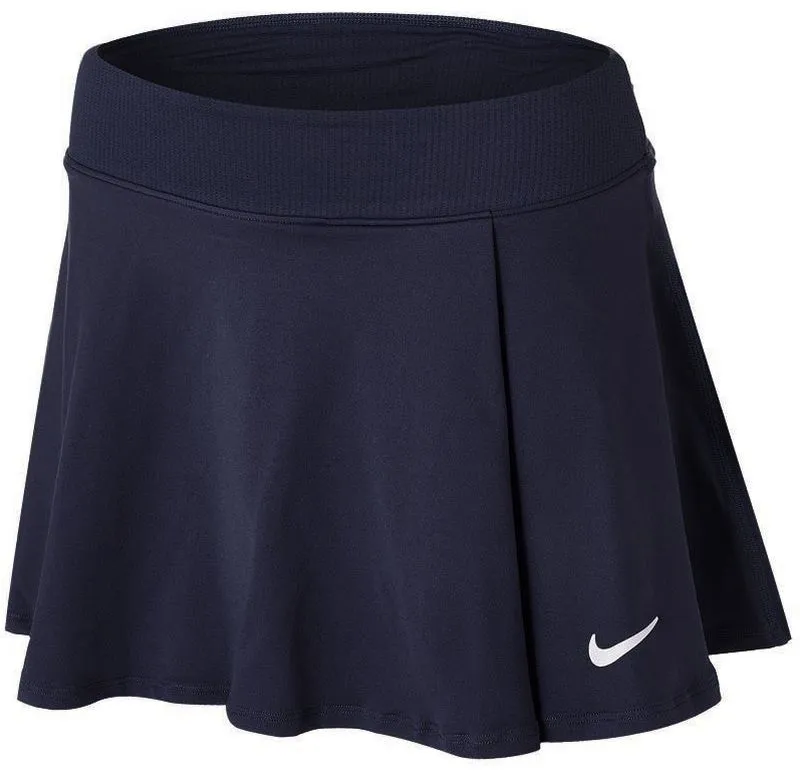 Nike Court Dri-Fit Victory Flouncy Skirt W - obsidian/white Nike Court Dri-Fit Victory Flouncy Skirt W - obsidian/white