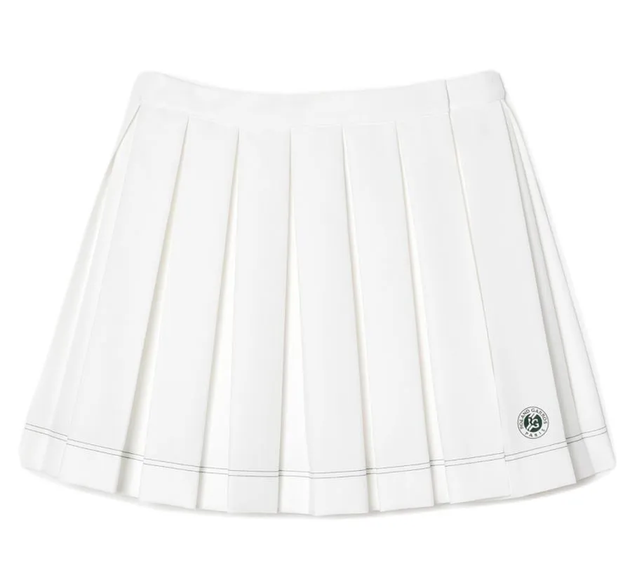 Lacoste Sport Roland Garros Edition Pleated - white Lacoste Sport Roland Garros Edition Pleated - white