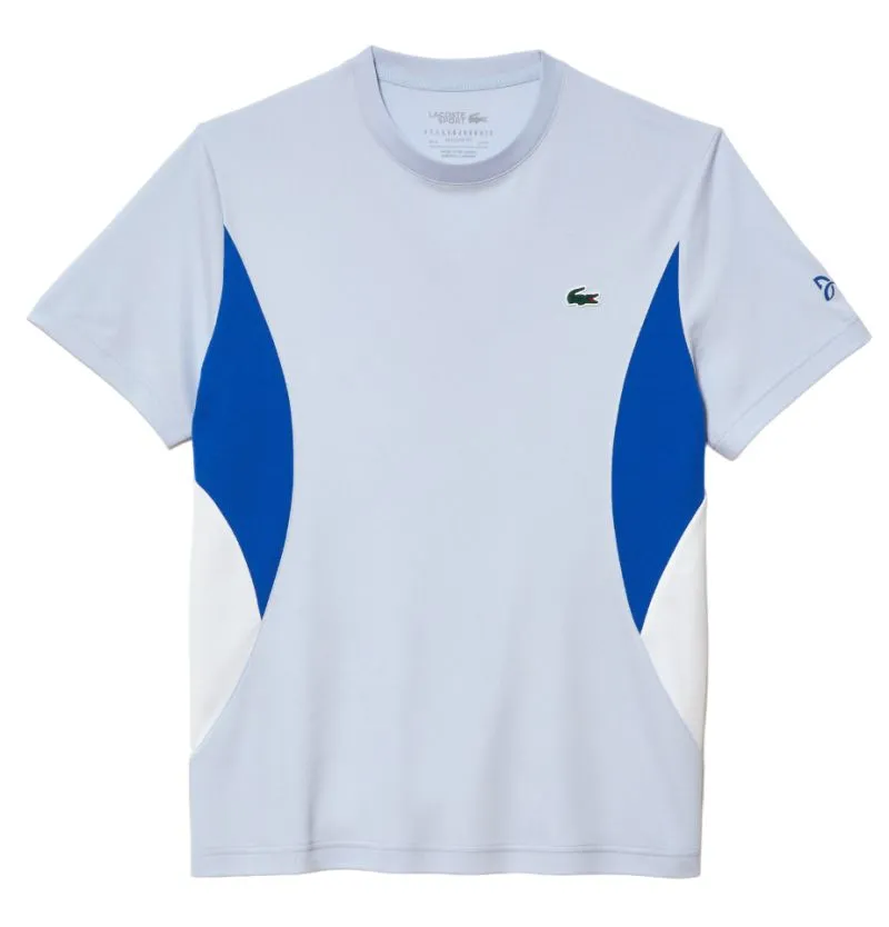 Lacoste Tennis x Novak Djokovic T-Shirt - light blue Lacoste Tennis x Novak Djokovic T-Shirt - light blue