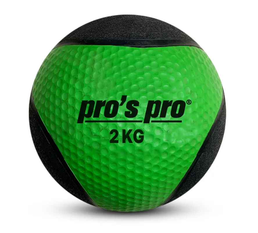 Pro's Pro Medizinball 2 kg - green