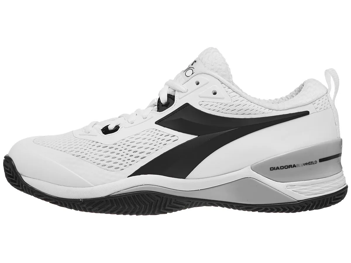 diadora-speed-blueshield-4-w-clay-white-black-5 Diadora Speed Blueshield 4 W Clay - white/black