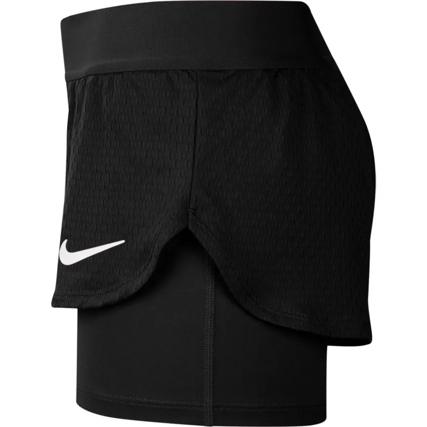 nike-girls-court-flex-short-black-white-3 Nike Girls Court Flex Short - black/white