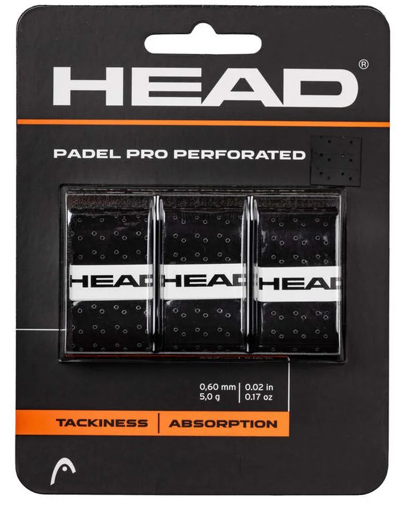 Head Padel Pro Perforated 3P - black Head Padel Pro Perforated 3P - black