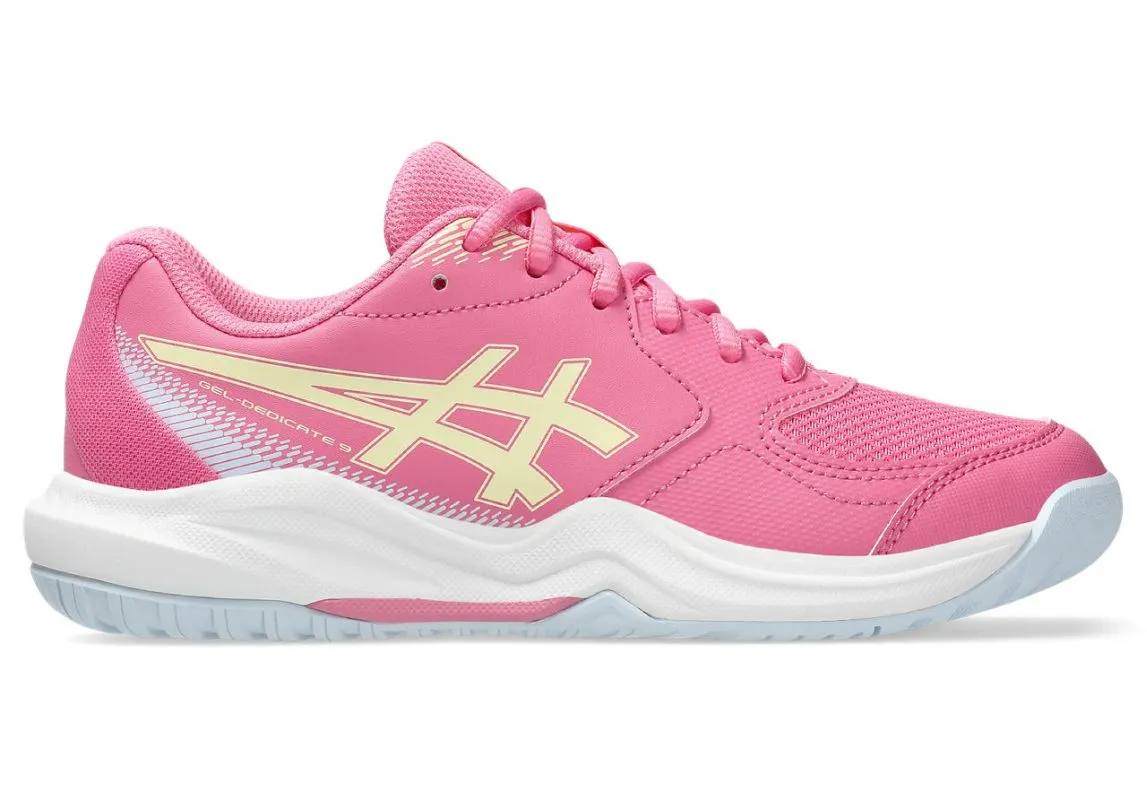 Asics Gel-Dedicate 9 GS - dragon fruit/soft yellow Asics Gel-Dedicate 9 GS - dragon fruit/soft yellow