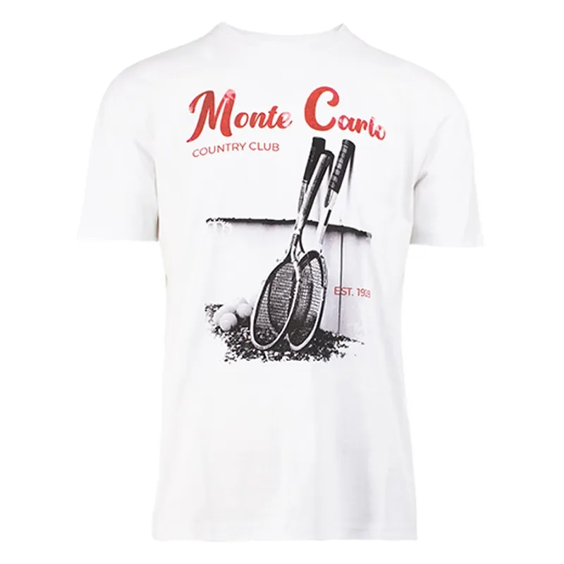Monte-Carlo Country Club B&W T-Shirt Monte-Carlo Country Club B&W T-Shirt