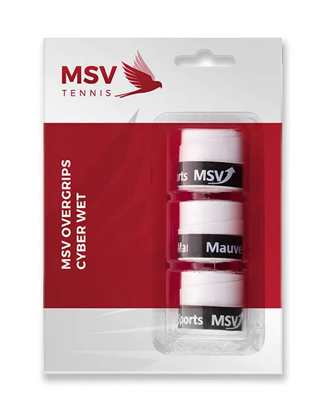 MSV Cyber Wet Overgrip 3P - white MSV Cyber Wet Overgrip 3P - white