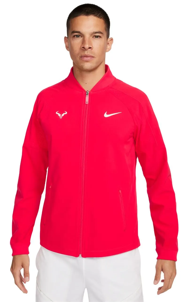 Nike Court Dri-Fit Rafa Jacket - siren red/white Nike Court Dri-Fit Rafa Jacket - siren red/white