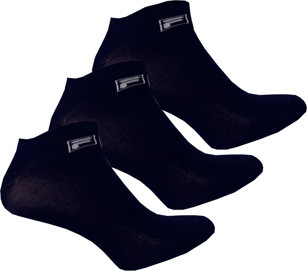 Fila invisible plain socks Mercerized cotton - 3 pary/navy