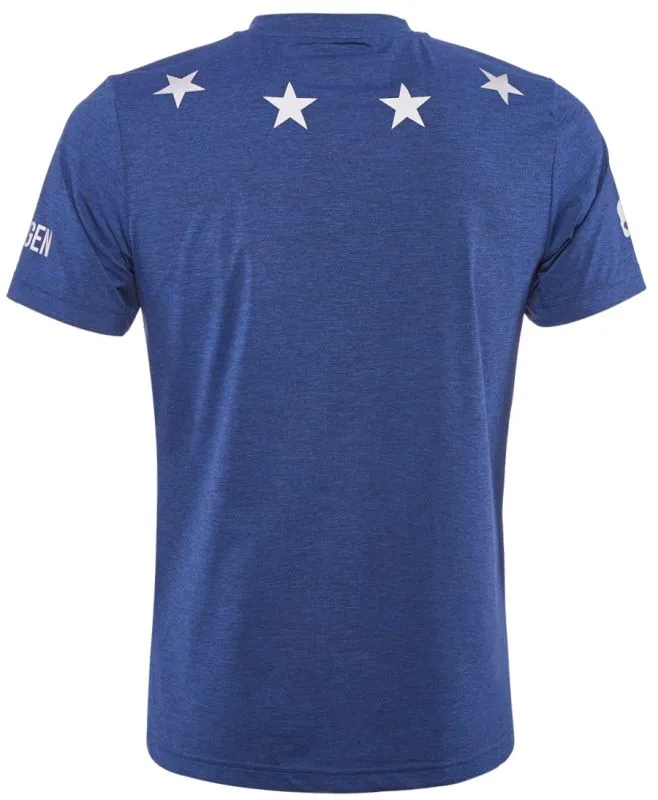 Hydrogen Tech Stars T-Shirt - blue melange