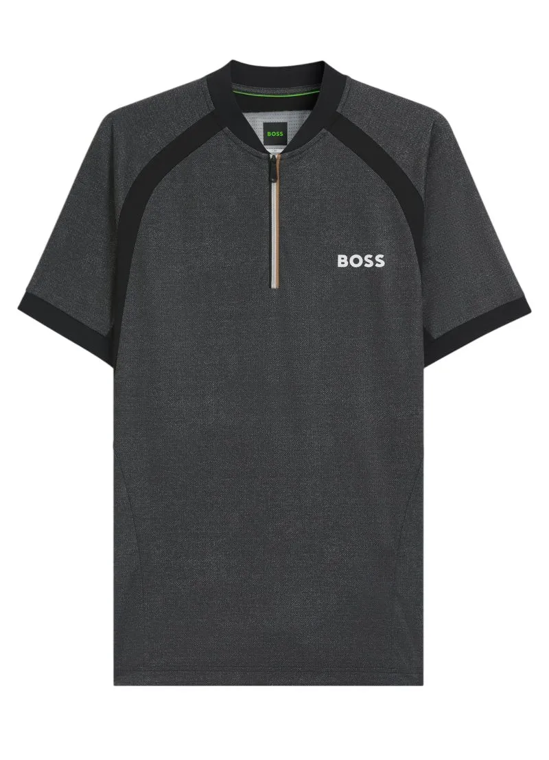 BOSS Matchball TOC Zip-Neck Slim-Fit - black