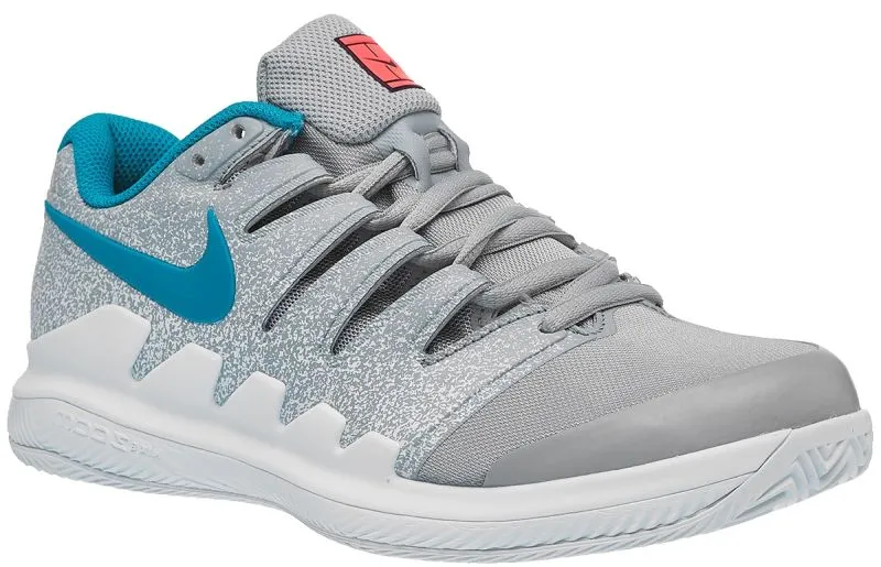 Nike WMNS Air Zoom Vapor X Clay - wolf grey/hot lava/white