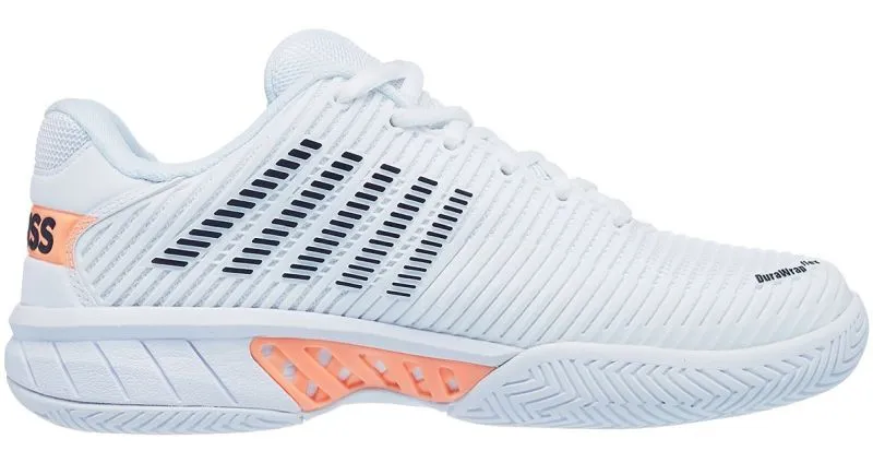 K-Swiss Hypercourt Express 2 W - white/peach nectar/graystone