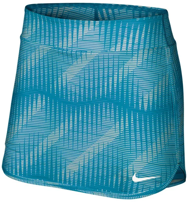 Nike Court Pure Print Skirt - blue force