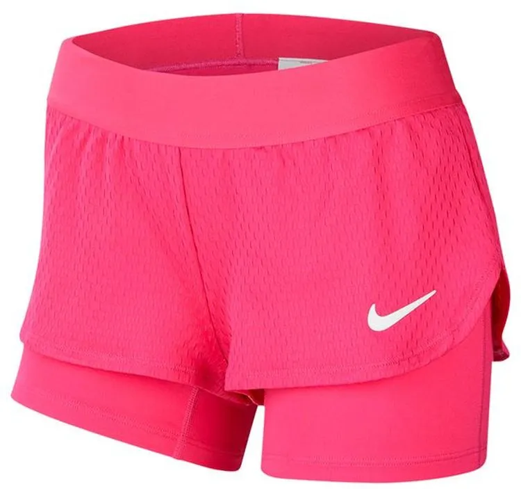 Nike Girls Court Flex Short - vivid pink/white Nike Girls Court Flex Short - vivid pink/white