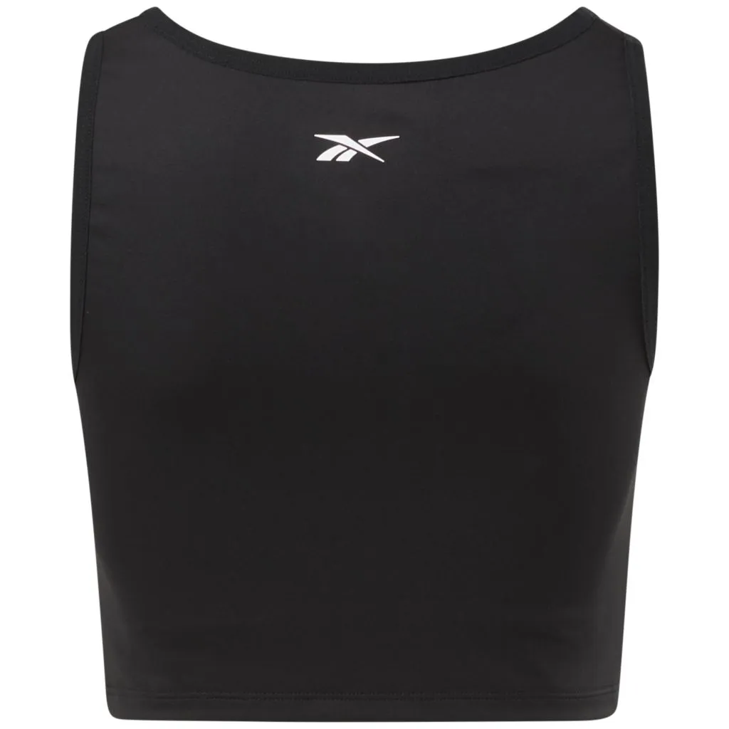 Reebok Studio Ruched Cropped Tank Top W - black