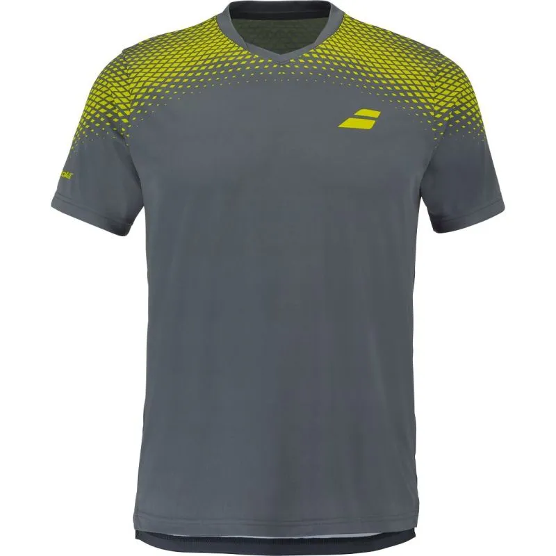 Babolat Aero Crew Neck Tee - grey/aero