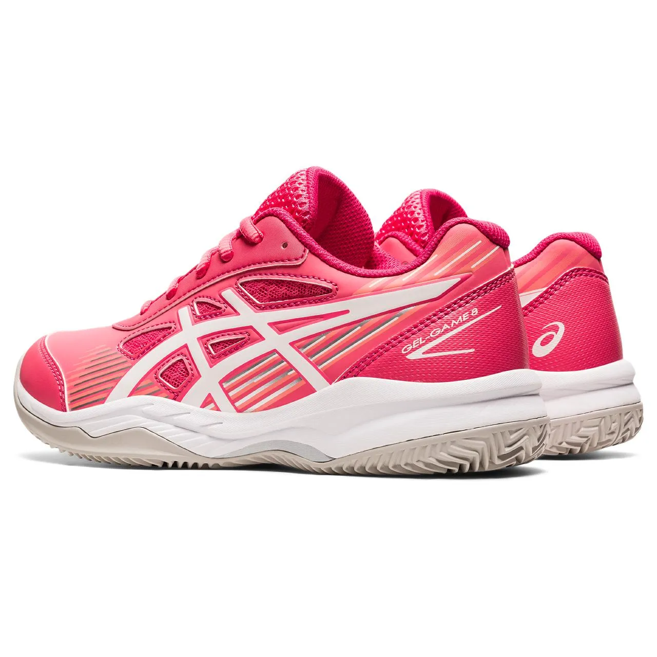 Asics Gel-Game 8 Clay/OC GS - pink cameo/white