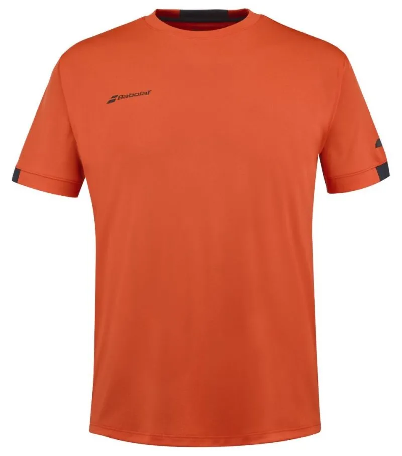 Men's T-shirt Babolat Play Crew Neck Tee Men - fiesta red - Red