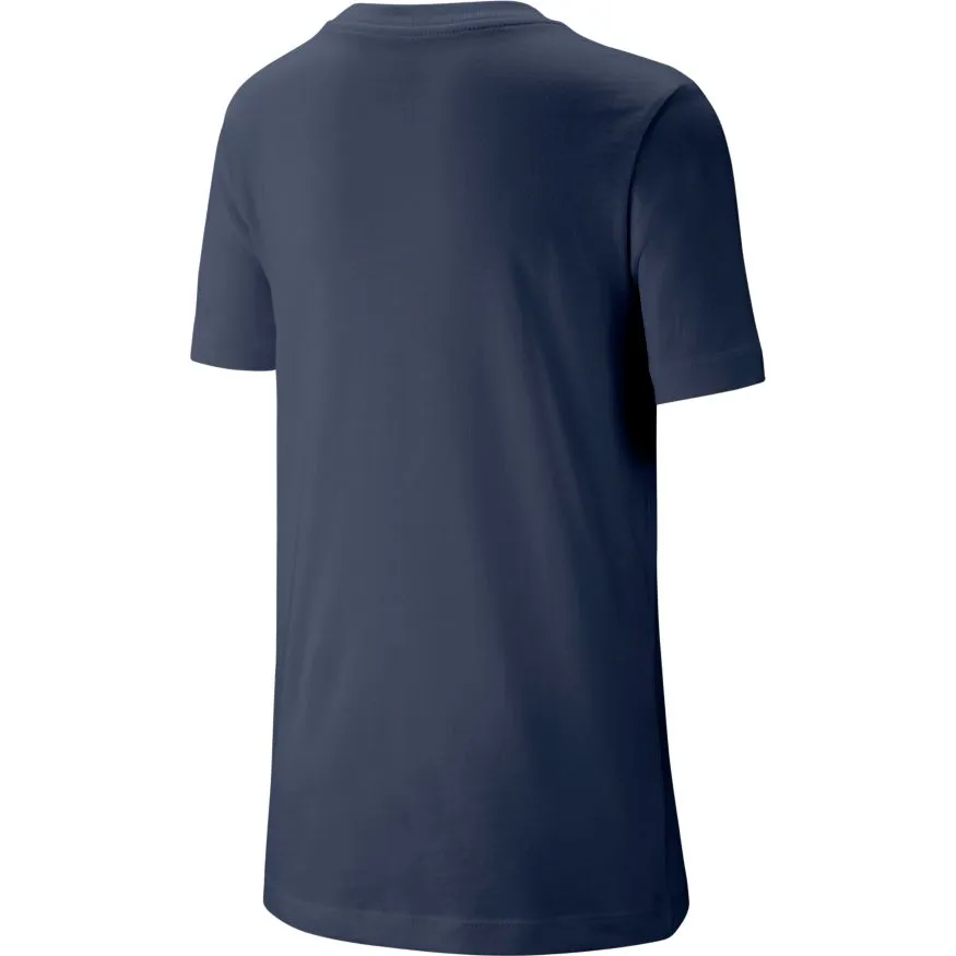 Nike Swoosh Tee Futura Icon TD - midnight navy/white