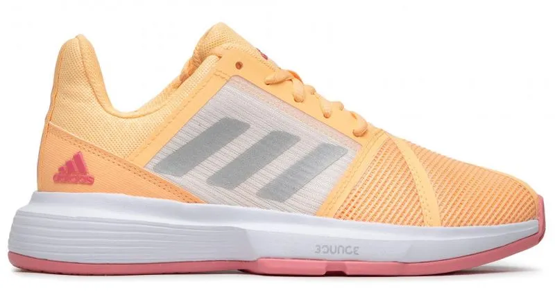 Adidas CourtJam Bounce W - acid orange/silver metallic/hazy rose