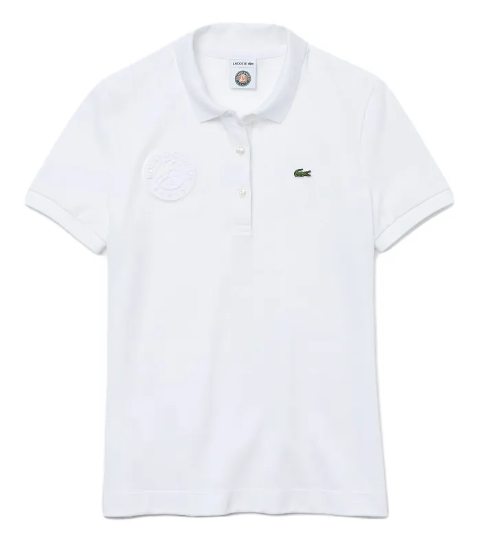 Lacoste Roland Garros Women Polo - white
