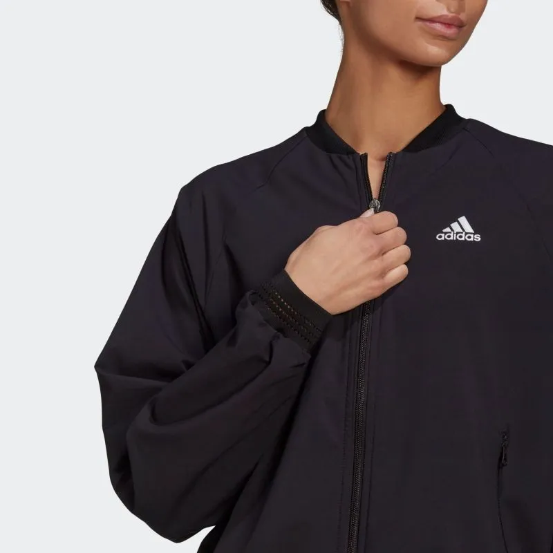 adidas-woven-primeblue-jacket-w-black-white-2 Adidas Woven Primeblue Jacket W - black/white