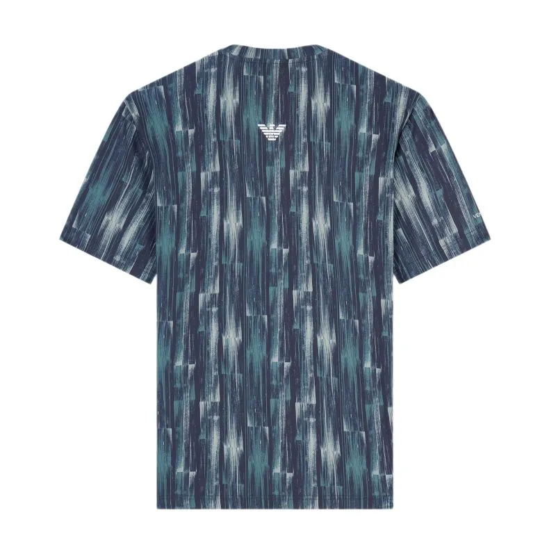 EA7 Man Jersey - blue bamboo