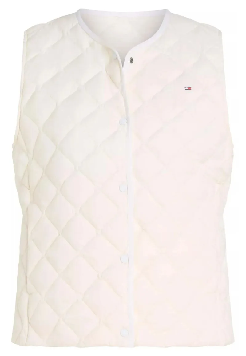 WW0WW43214YBH Tommy Hilfiger LW Down Quilted Collarless