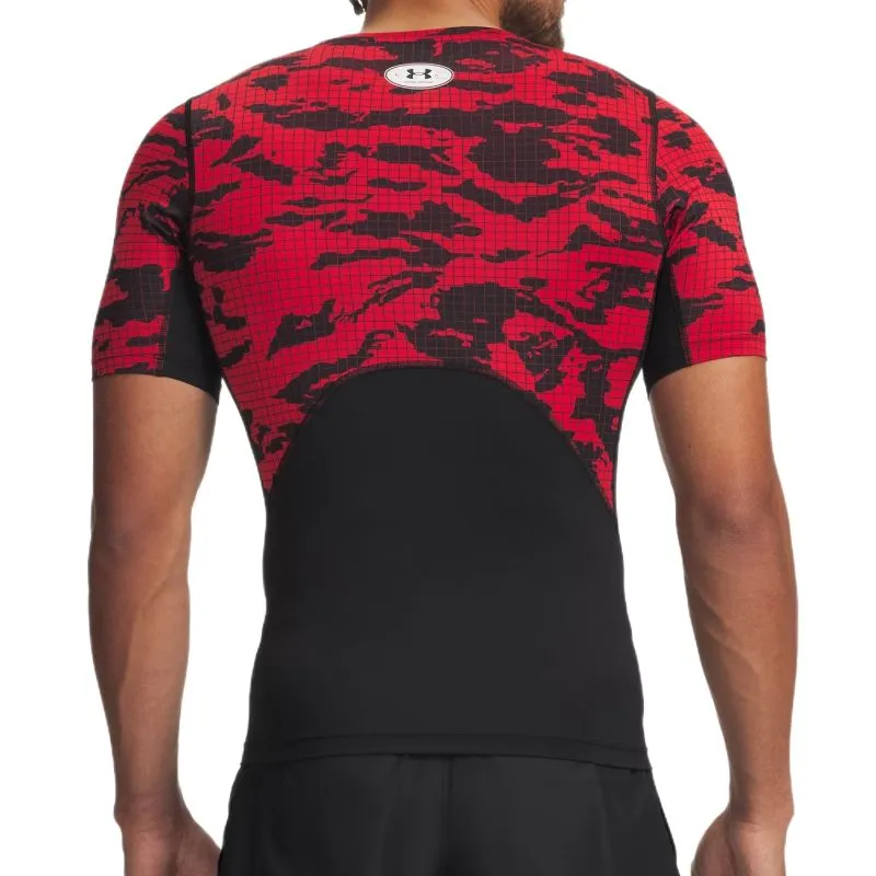 Under Armour HeatGear Printed - black/red/white