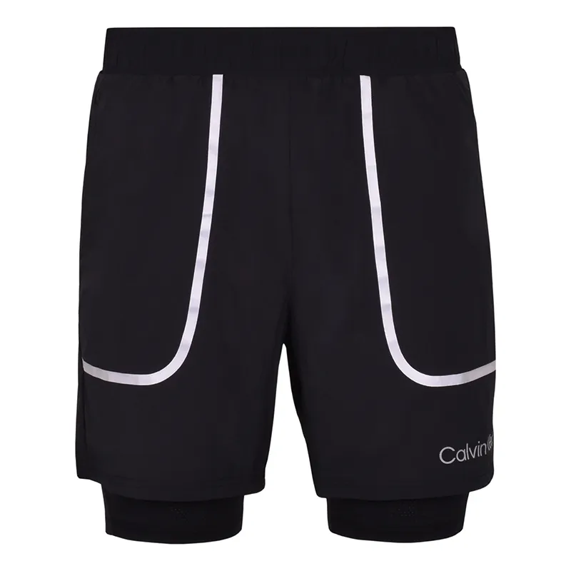 Calvin Klein 2 in 1 Woven Short - black