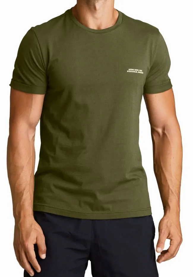 Björn Borg Training Tee STHLM M - ivy green