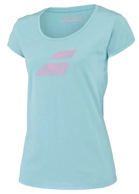 4WS23442 Babolat Exercise Flag Tee Woman - angel blue heather