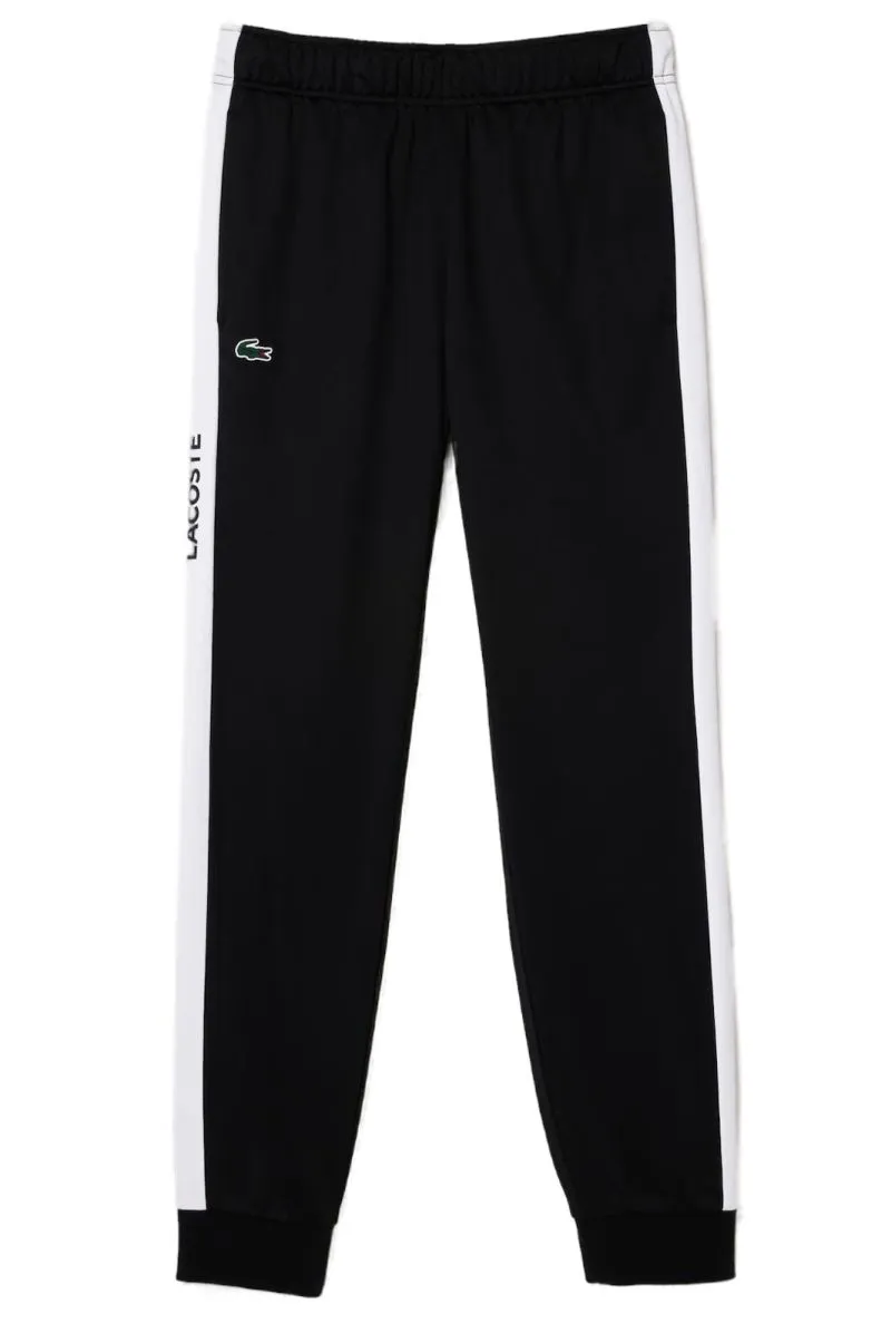 Lacoste Ripstop Tennis Sweatpants - black/white
