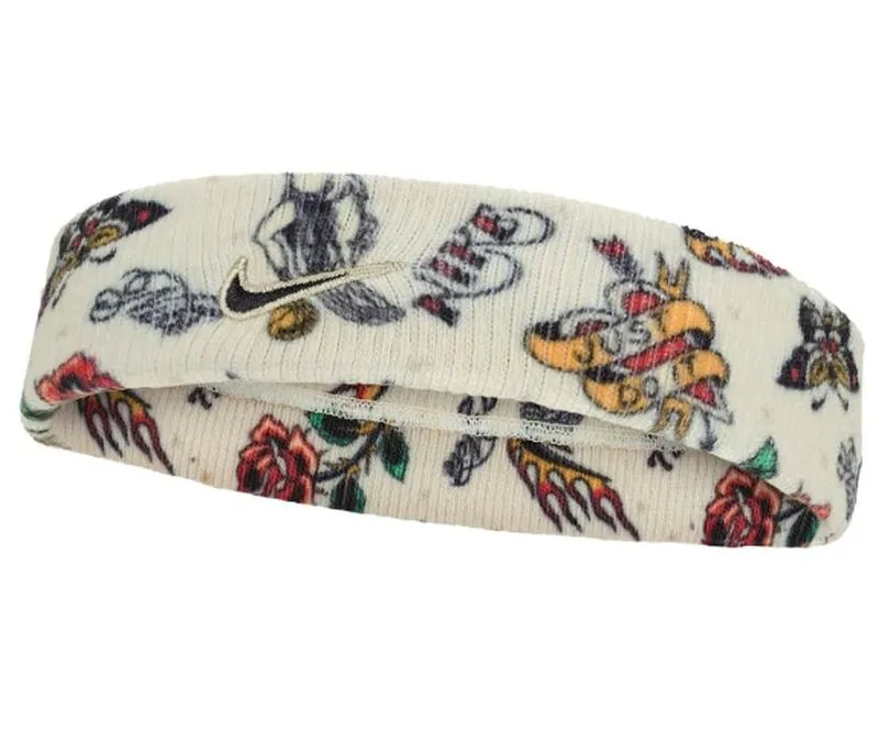 Nike Swoosh Headband - light khaki/picante red/black