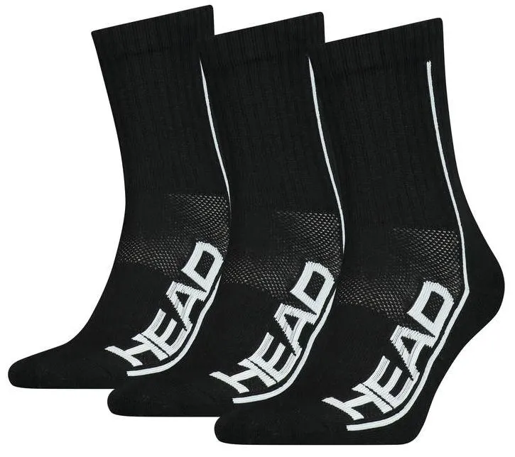 Socks Head Performance Short Crew 3P - Black