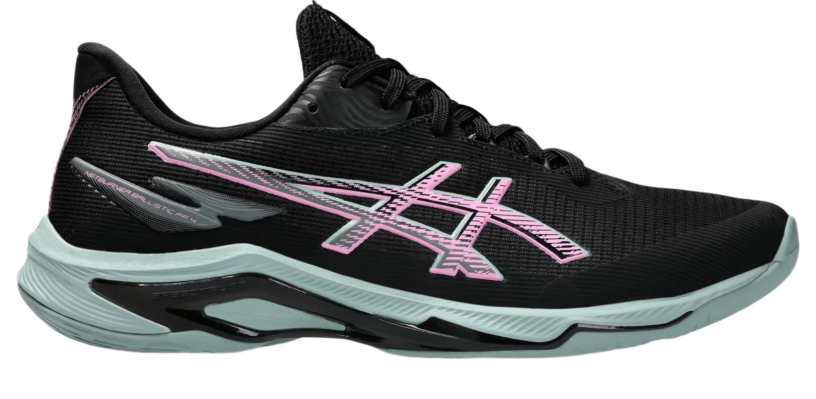 Asics Netburner Ballistic FF 4 - black/bubblegum Asics Netburner Ballistic FF 4 - black/bubblegum