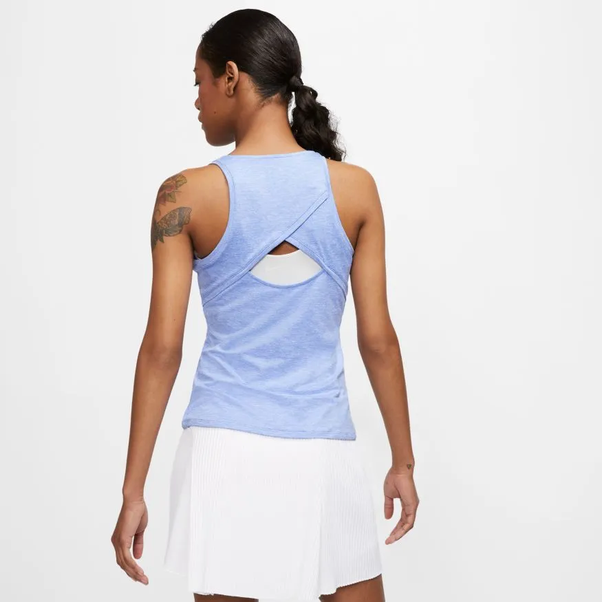 Nike Court W Dry Elevated Essential Tank - royal pulse/white