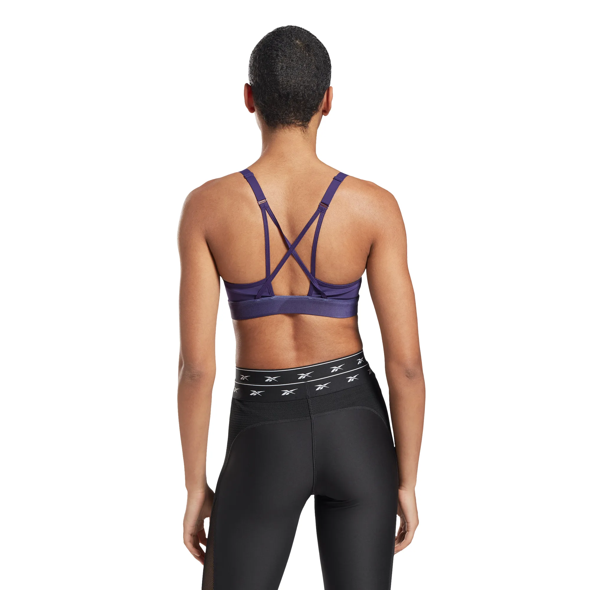 Reebok Lux Strappy Bra W - dark orchid