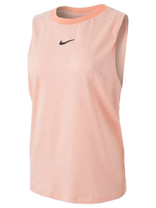 Nike Court Dri-Fit Advantage Tank W - arctic orange/crimson bliss/black