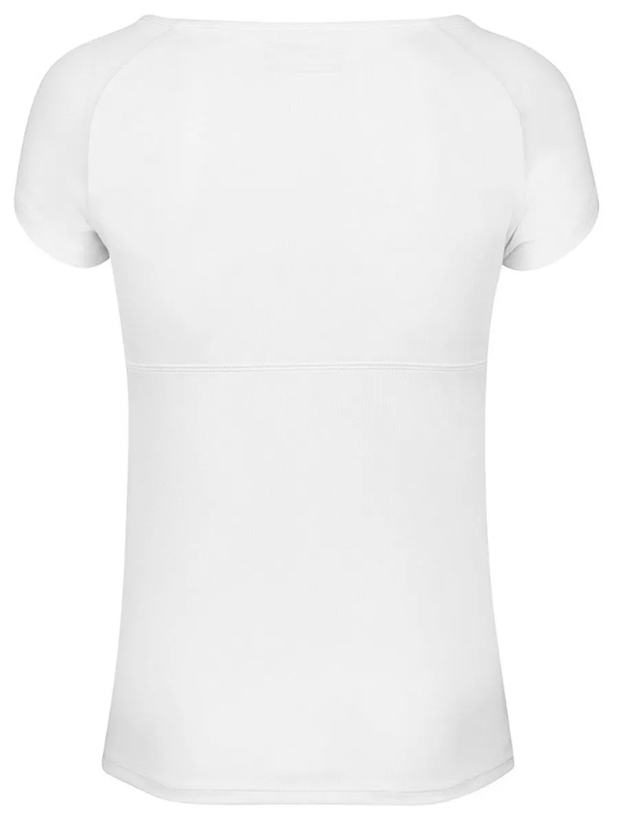 Babolat Play Cap Sleeve Top Girl - white