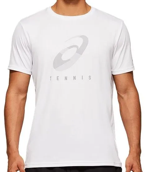 Asics Practice M Spiral T - brilliant white/peacoat Asics Practice M Spiral T - brilliant white/peacoat