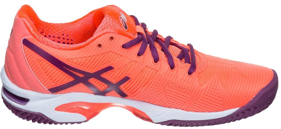 Asics Gel-Solution Speed 3 Clay - flash coral/plum/flash coral